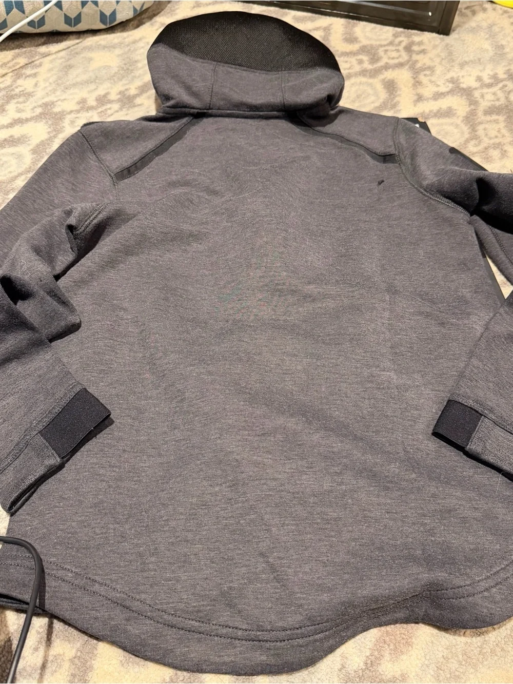 NY Knicks Nike NBA Kids Charcoal Gray Full-Zip Hoodie